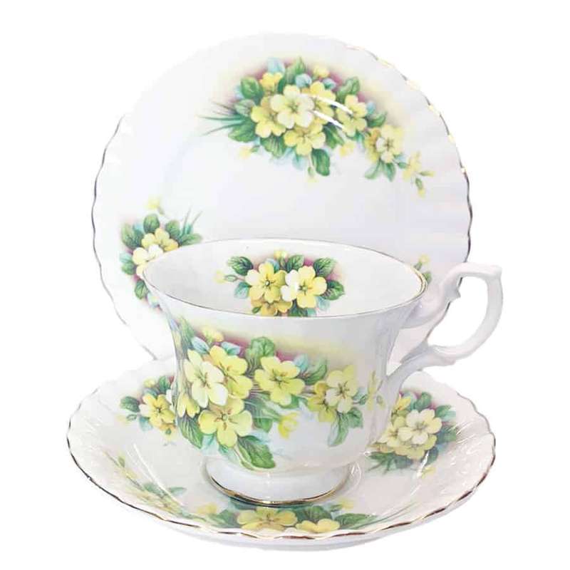 Royal Albert Primrose Tea Trio