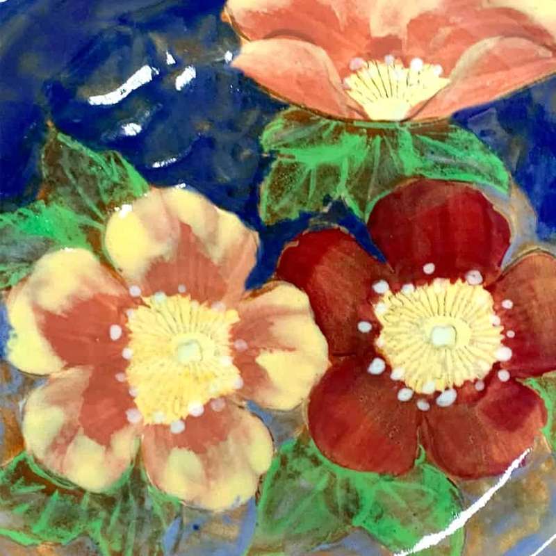 Royal Doulton Dog Rose Decorative Plate