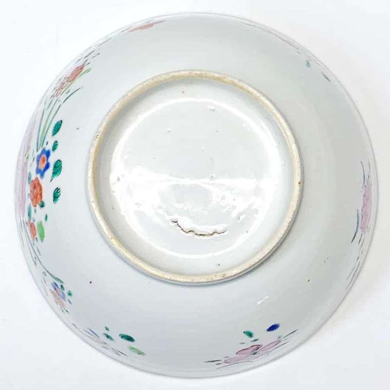 Antique Chinese Famille Rose Bowl C1800 Jiaqing