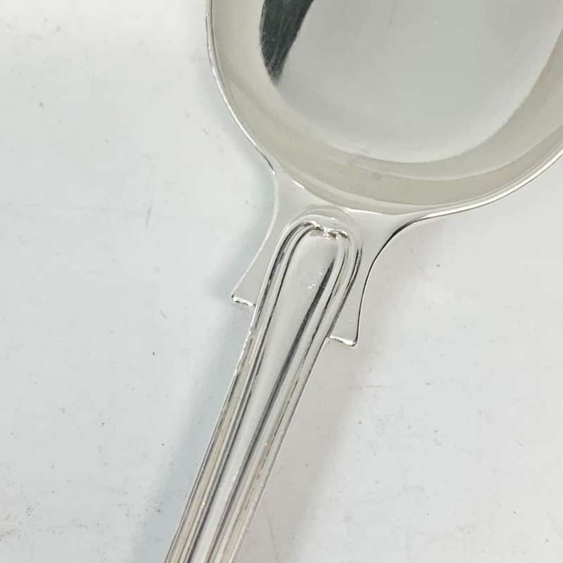Antique Silver Victorian Fiddle and Thread Service Spoons 1865