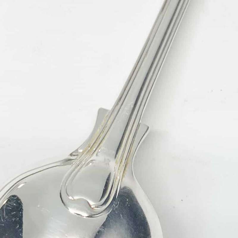 Antique Silver Victorian Fiddle and Thread Service Spoons 1865
