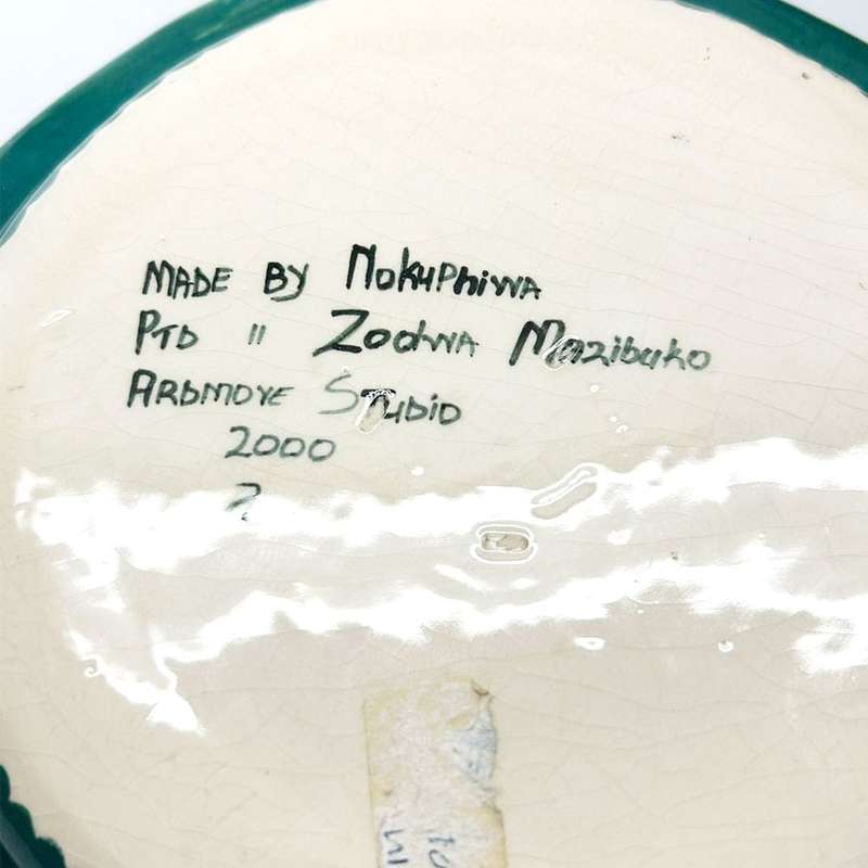 Ardmore Studio Guinea Fowl Bowl By Mokuphiwa 2000