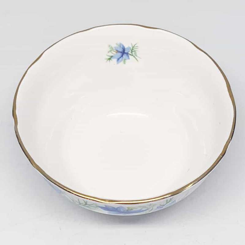 Colclough Blue Flower 8788 Sugar Bowl C1955