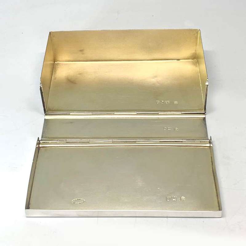 Edwardian Hallmarked Silver Hunters Lunch Box London 1901