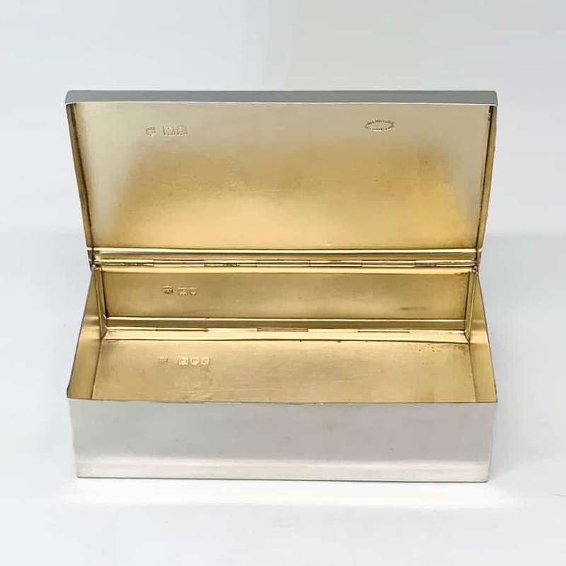 Edwardian Hallmarked Silver Hunters Lunch Box London 1901