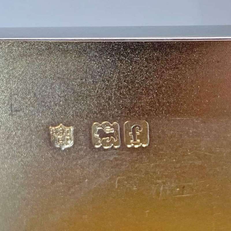 Edwardian Hallmarked Silver Hunters Lunch Box London 1901
