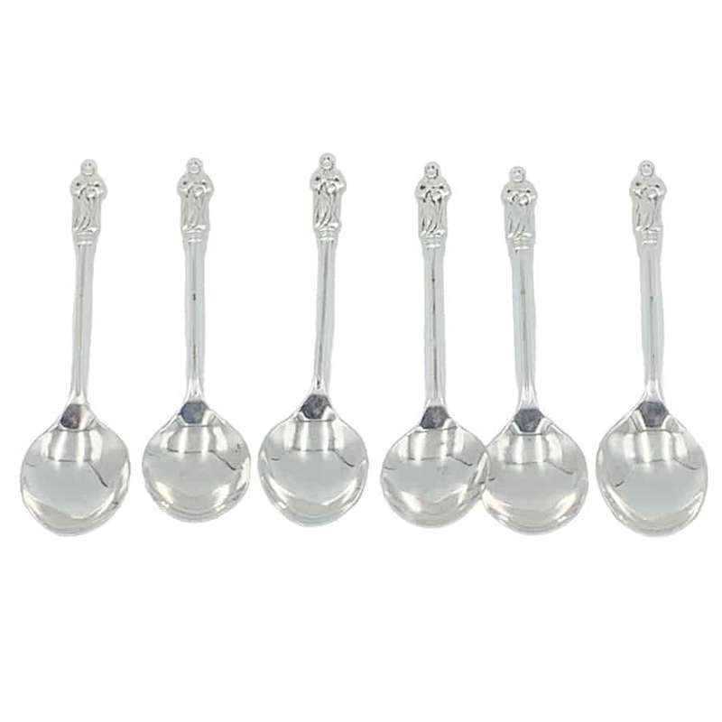 Hallmarked Silver Apostle Tea Spoons Birmingham 1923