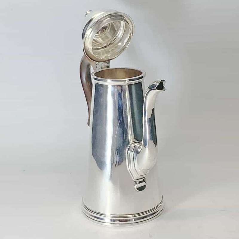 Silver Hallmarked Hot Chocolate Pot Chester 1918
