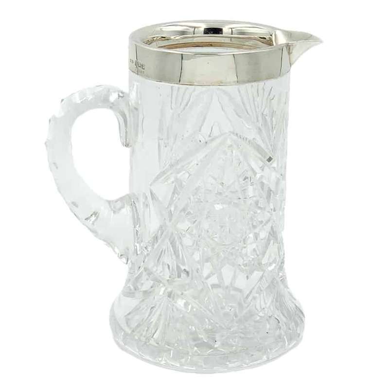 Hallmarked Silver Jug Judaica Birmingham 1902