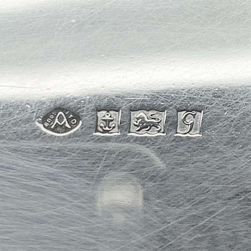 Hallmarked Silver Salver Birmingham 1956