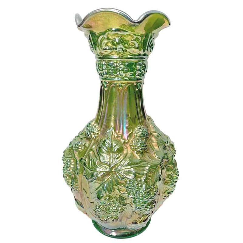 Imperial Carnival Glass Longberry Grape Vase  C1920