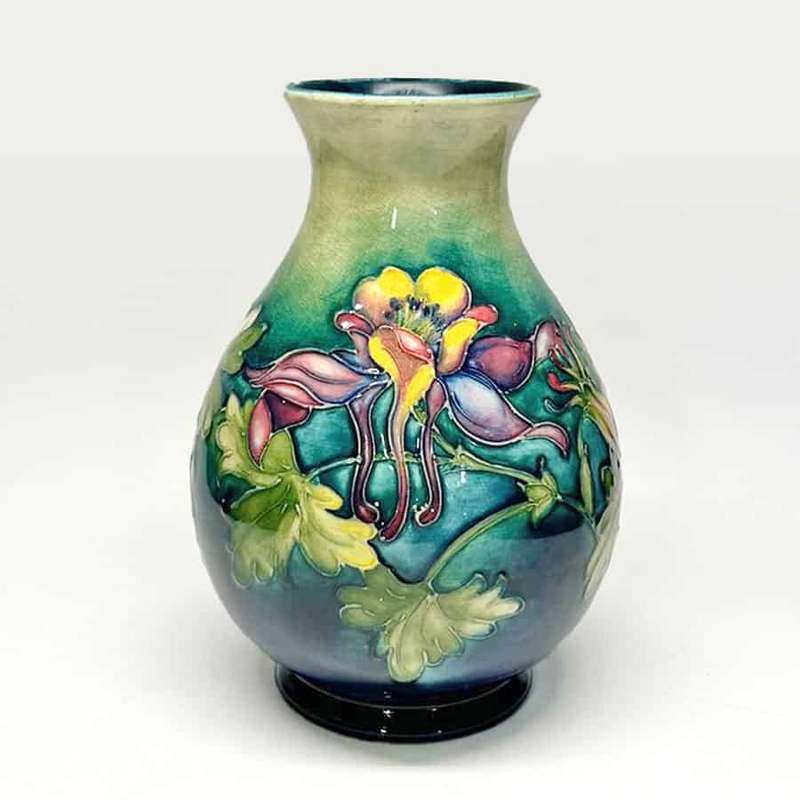 Moorcroft Columbine Vase C1967