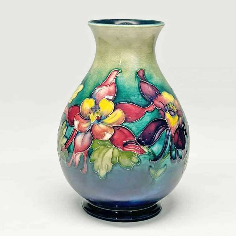 Moorcroft Columbine Vase C1967