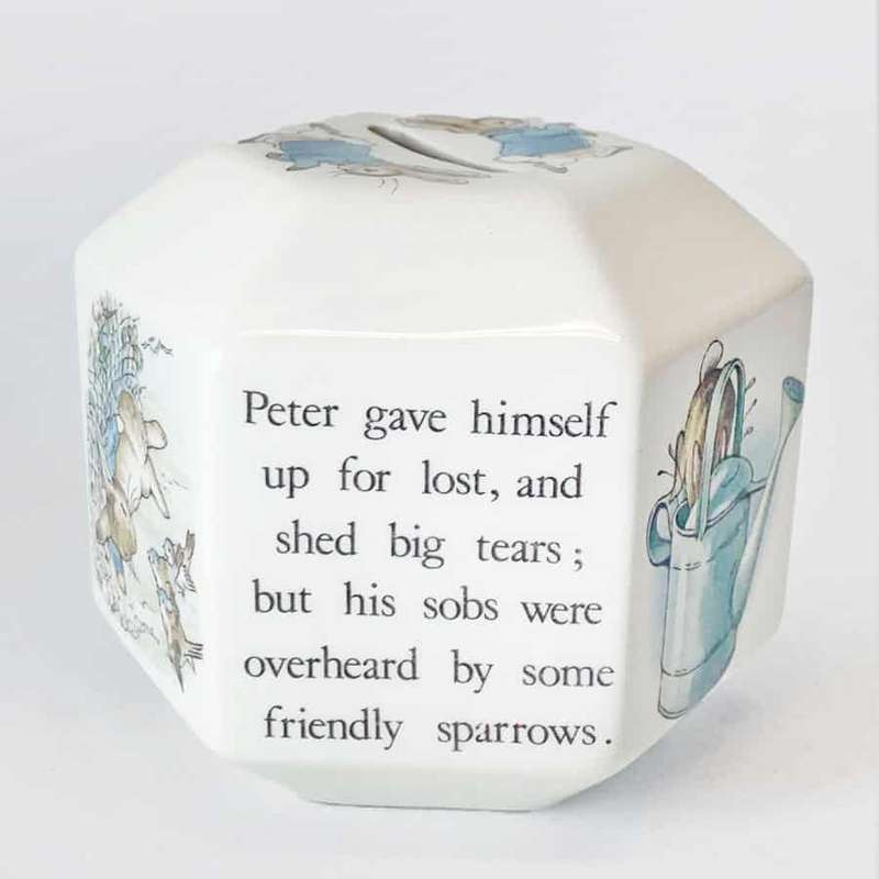 Wedgwood Beatrix Potter Peter Rabbit Money Box
