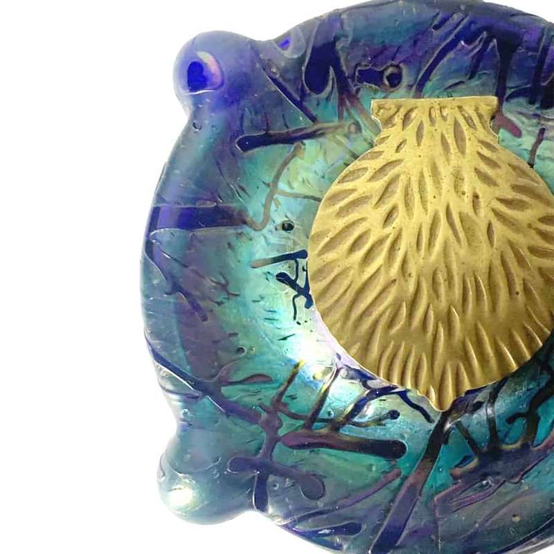 Wilhelm Kralik Art Nouveau Bacillus Dragonfly Inkwell C1905