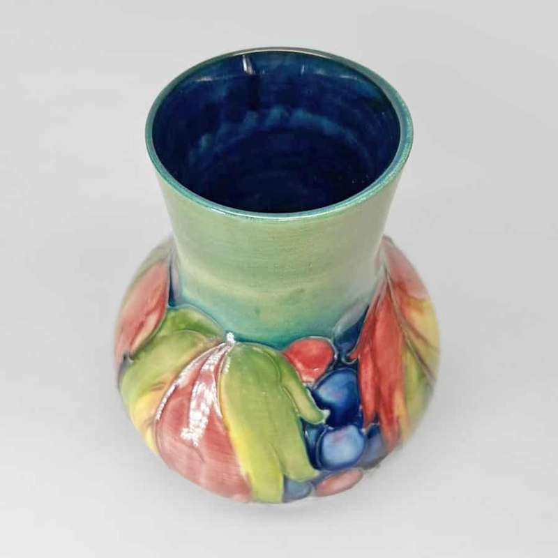 William Moorcroft Leaf And Berry Vase C1928