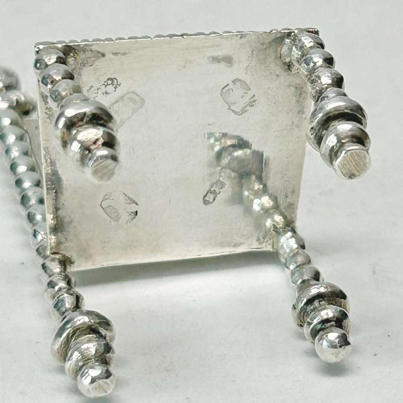 Cape Style Dutch Silver Miniature Chair London 1897