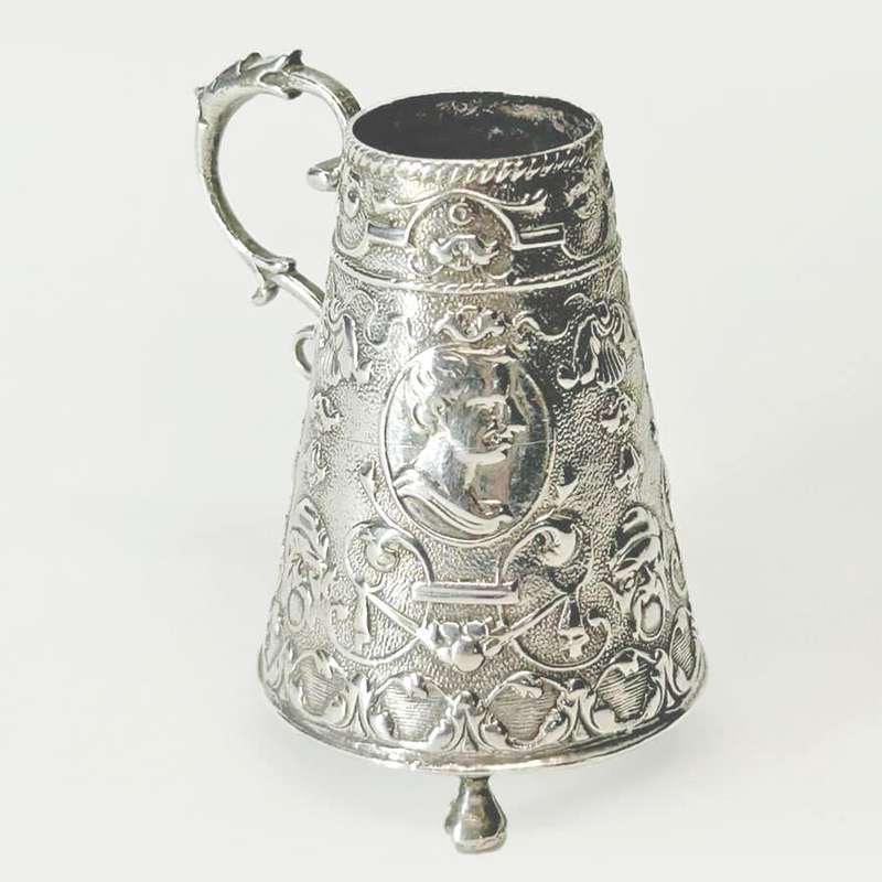 Dutch Silver Miniature Ornate Mug