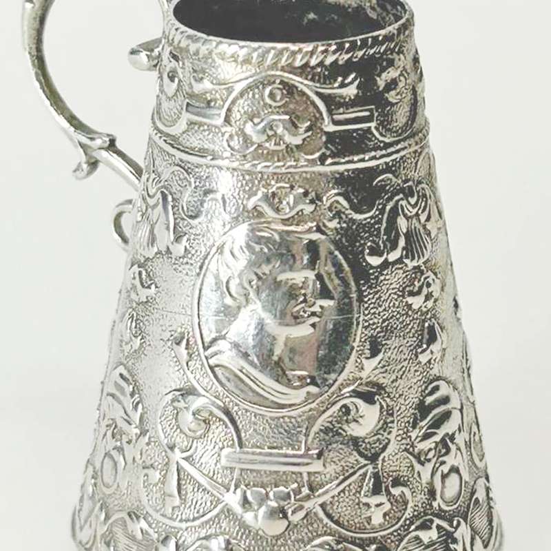 Dutch Silver Miniature Ornate Mug