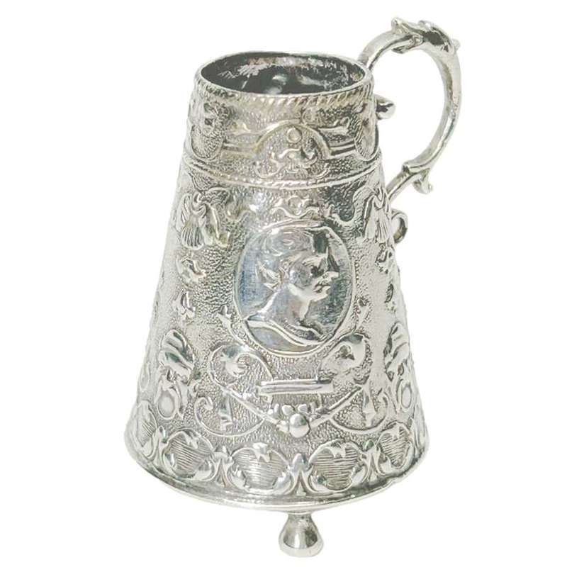 Dutch Silver Miniature Ornate Mug