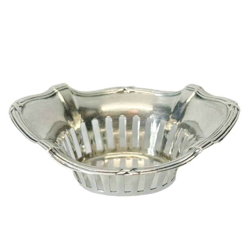 German Silver Miniature Bread Basket