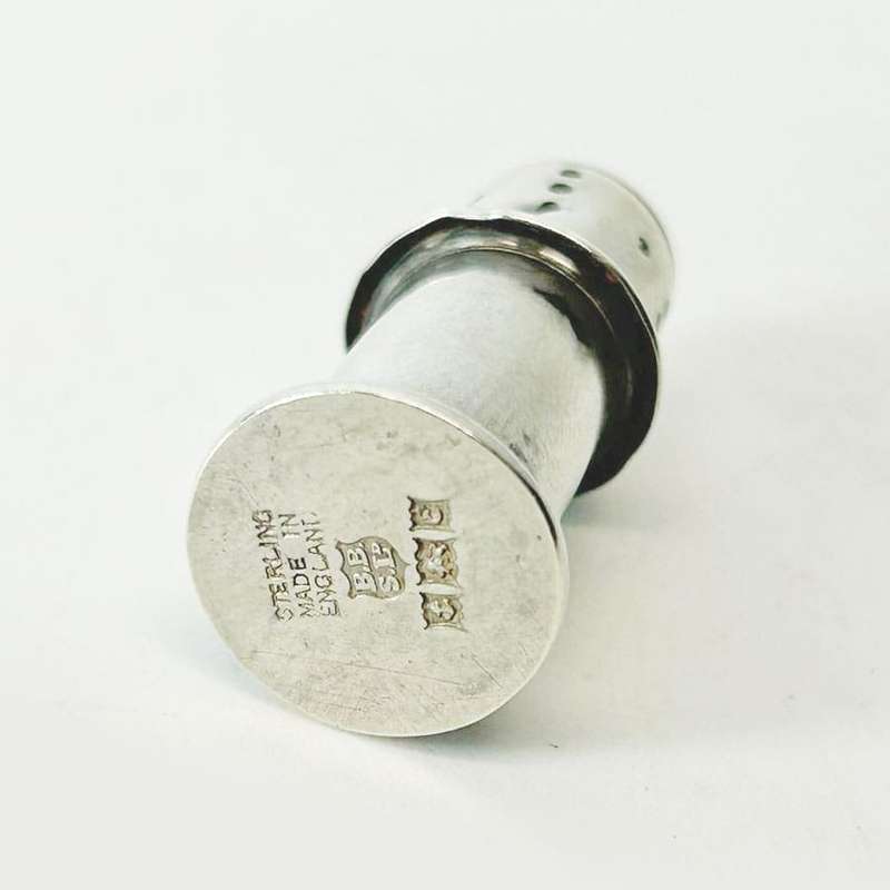 Miniature Hallmarked Silver Sugar Shaker