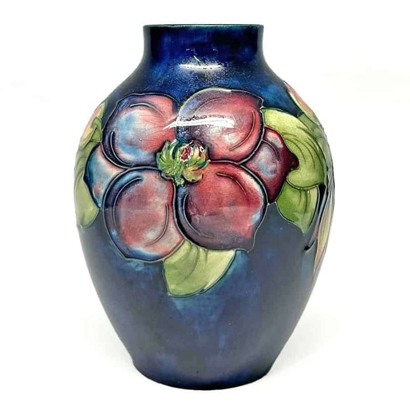 Moorcroft Clematis Pattern Vase
