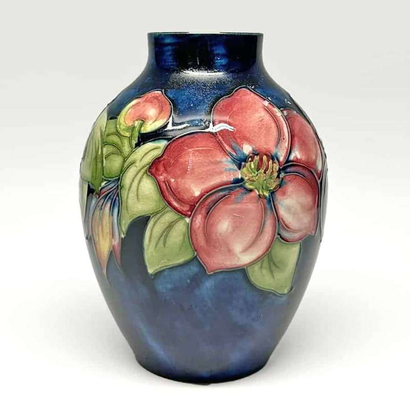 Moorcroft Clematis Pattern Vase