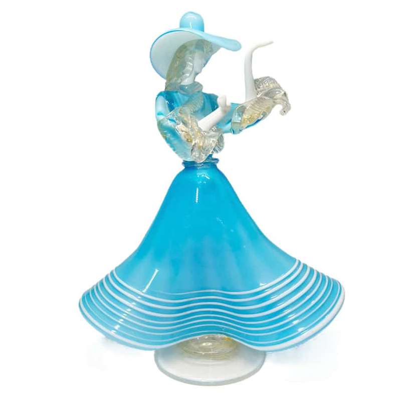 Murano Venetian Glass Female Dancer