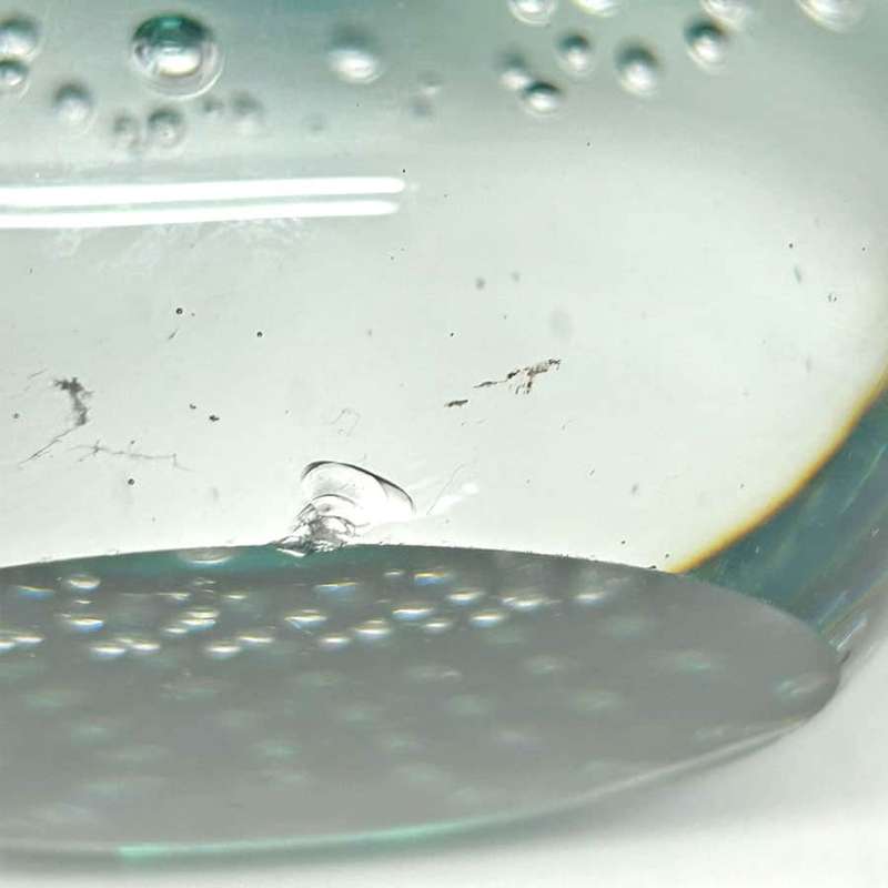 Murano Sommerso Controlled Bubble Vase C1960
