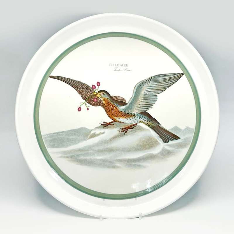 Portmeirion  Platter Birds Of Britain Fieldfare
