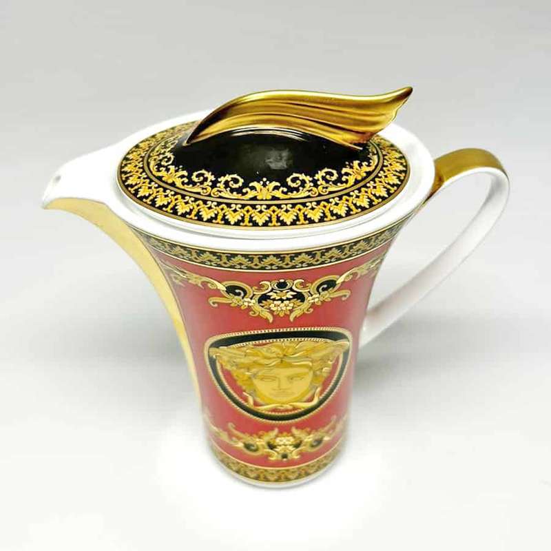 Rosenthal Versace Red Medusa Cream Jug