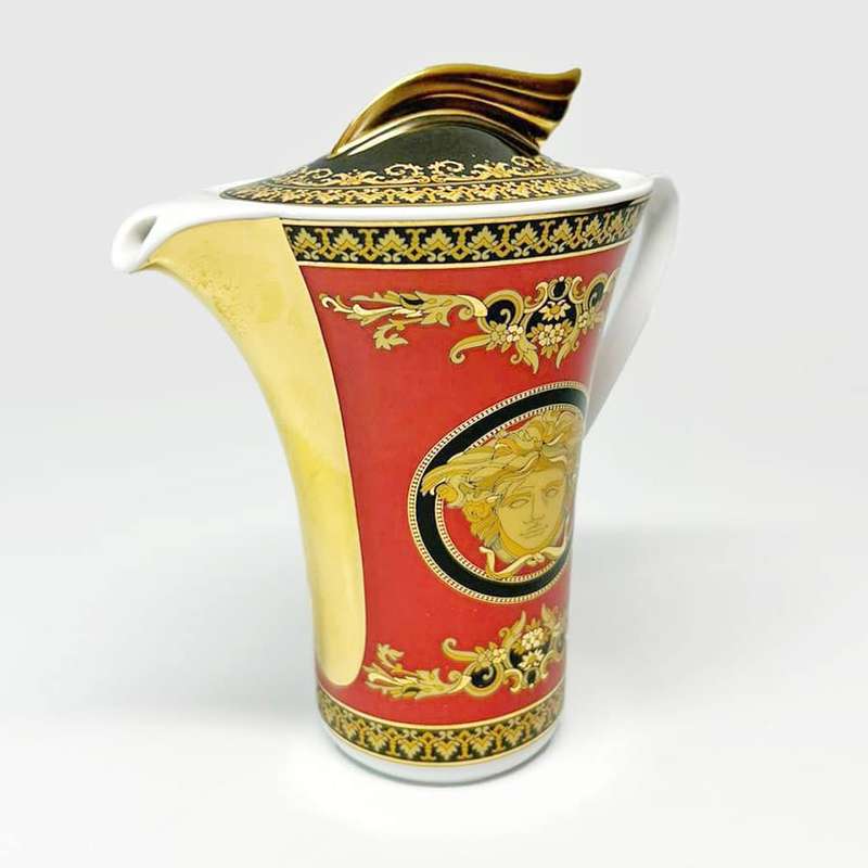 Rosenthal Versace Red Medusa Cream Jug