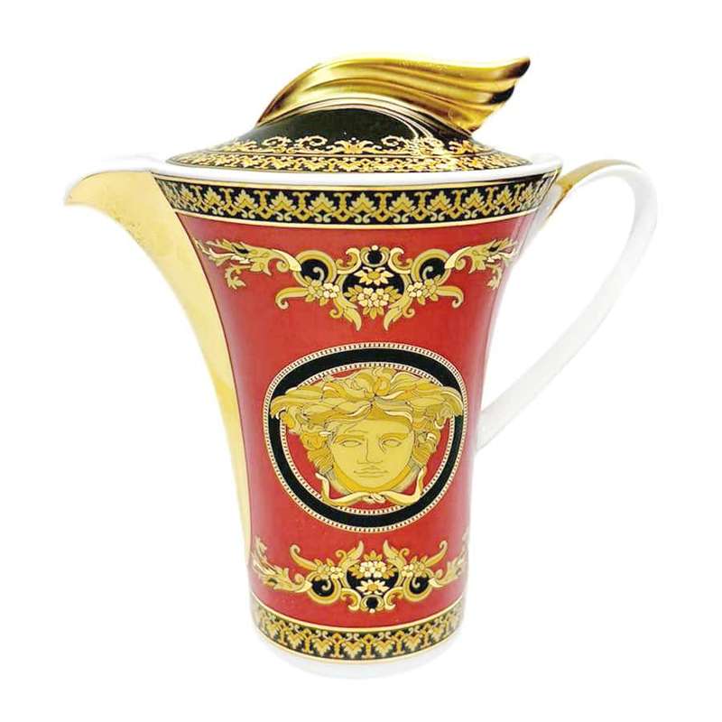 Rosenthal Versace Red Medusa Cream Jug