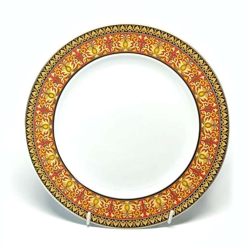 Rosenthal Versace Red Medusa Salad Plate