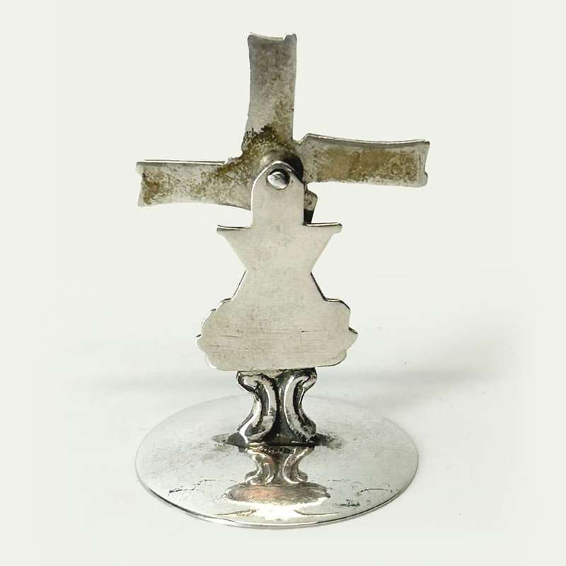 Silver Miniature Windmill