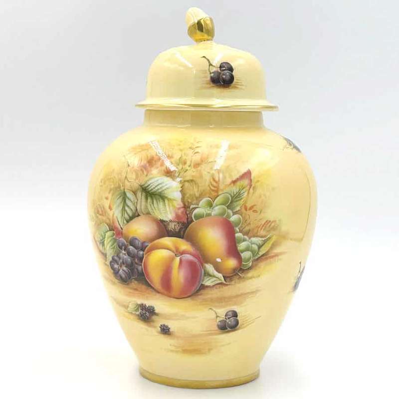 Aynsley Orchard Gold Ginger Jar