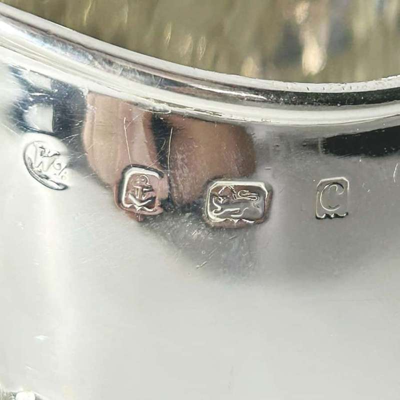 Hallmarked Silver Milk and Sugar Birmingham 1902