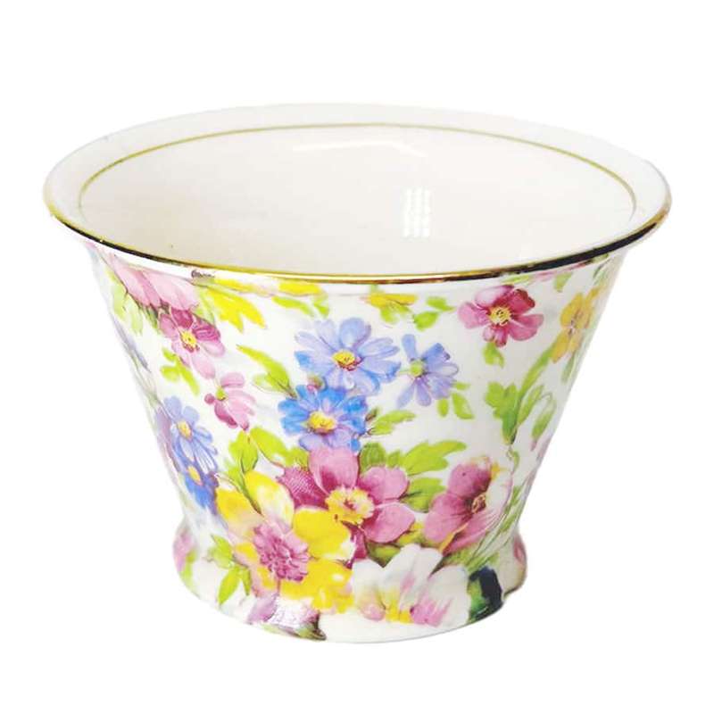 James Kent Du Barry Chintz Sugar Bowl C1930