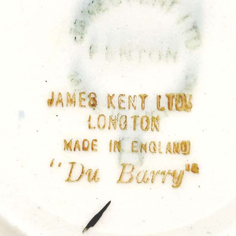 James Kent Du Barry Chintz Tea Trio C1930