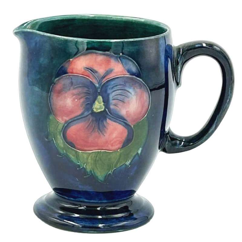 Moorcroft Pansy Pattern Milk Jug
