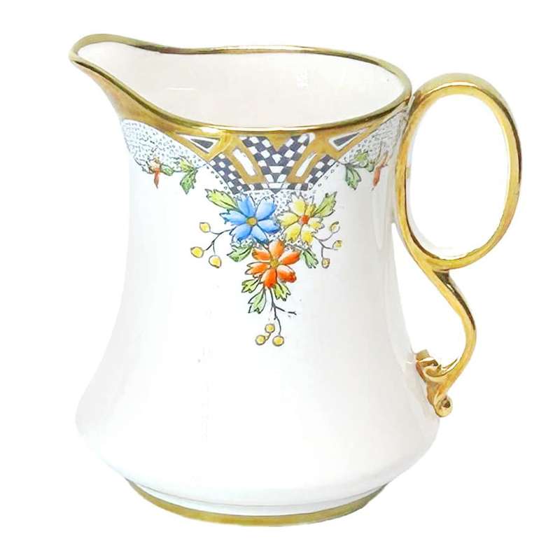 Royal Albert Crown China Floral Tea Milk Jug C1920