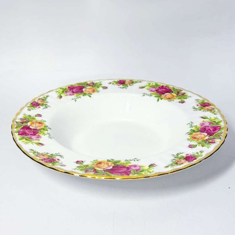 Royal Albert Old Country Roses Lipped Soup Bowl