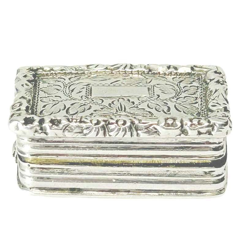 Victorian Sterling Silver Vinaigrette Birmingham 1848
