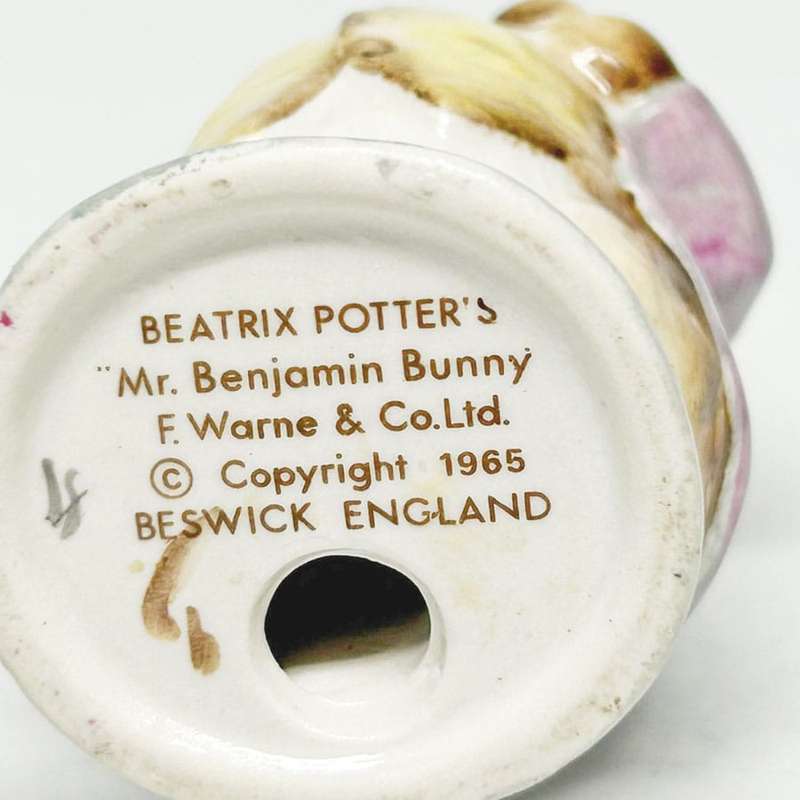 Beswick Beatrix Potter Mr Benjamin Bunny Pipe In BP3a