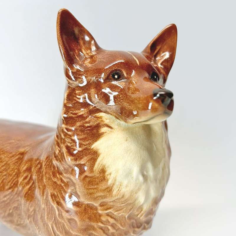 Beswick Brown and White Corgi