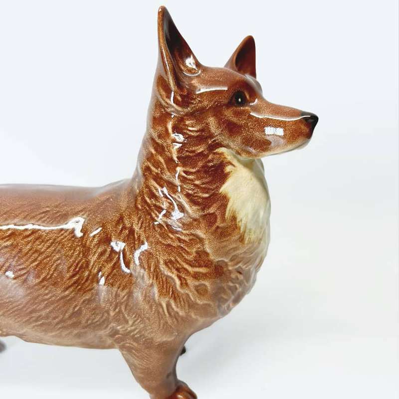 Beswick Brown and White Corgi