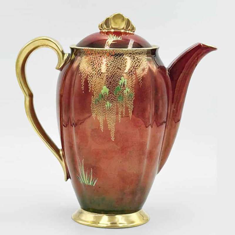 Carlton Ware Rouge Royale New Stork Coffee Service