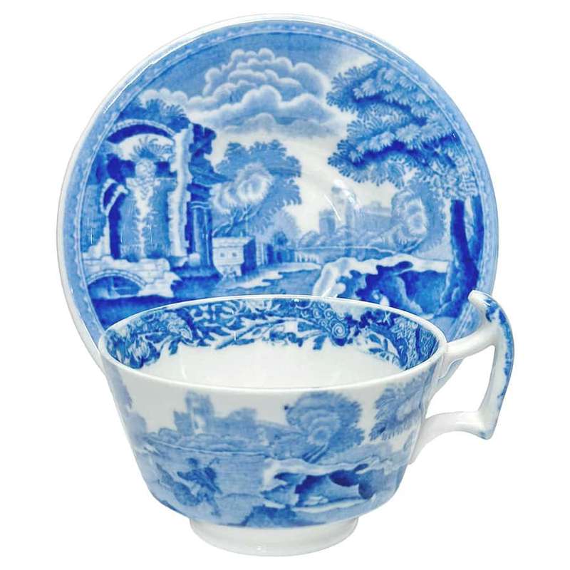 Copeland Spode Blue Italian Open Expresso Duo