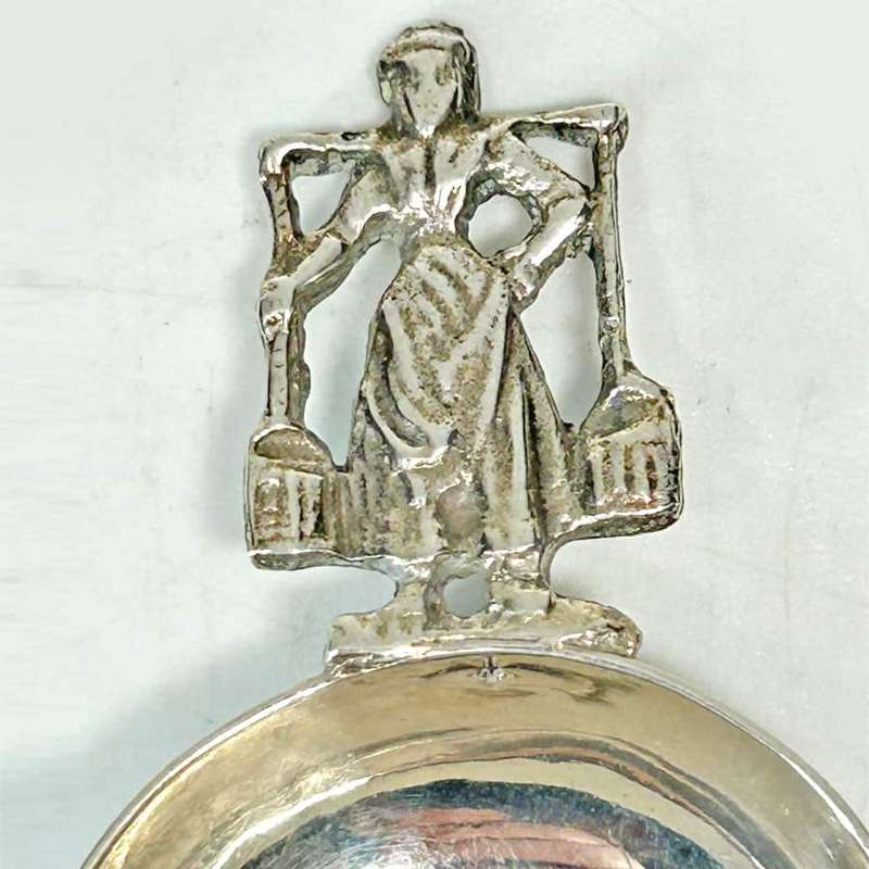 Dutch Silver Caddy Spoon 20th